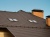 Металлочерепица модерн 0,4 PE с пленкой RAL 3005 красное вино