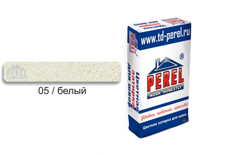 Затирка для швов PEREL RL 5405 белая зимняя, 25 кг