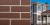 Клинкерная фасадная плитка ABC Alaskа Braun рельефная NF7, 240*71*7 мм